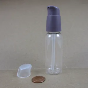 1 Plastic 1oz Spray Bottles Empty Refillable Clear PET 30ml TSA Travel Size !