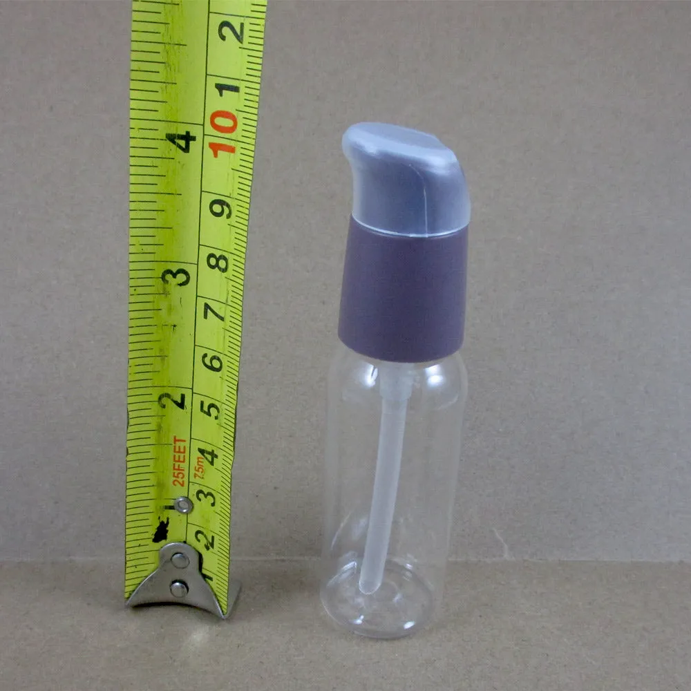 1 Plastic 1oz Spray Bottles Empty Refillable Clear PET 30ml TSA Travel Size !