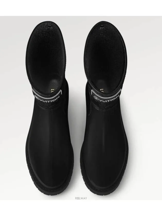 1AD1S6 NEW Drops Flat Half Rain Boots