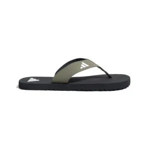 Adidas Men's New Thong Slipper (Core Black/Olive Strata/Cloud White)