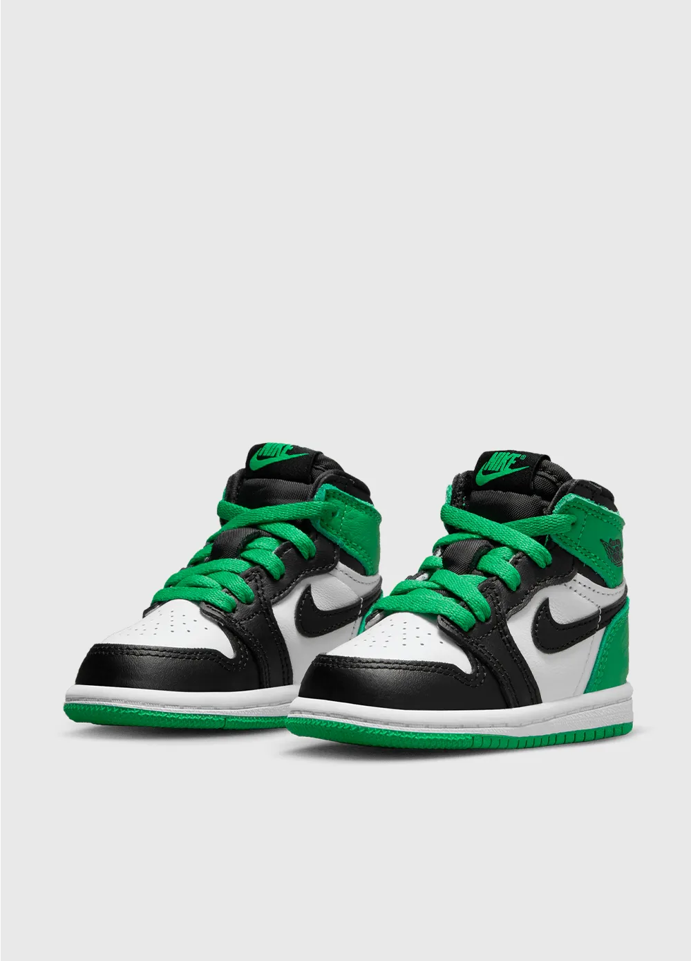 Air Jordan 1 Retro High 'Lucky Green' Sneakers (TD)