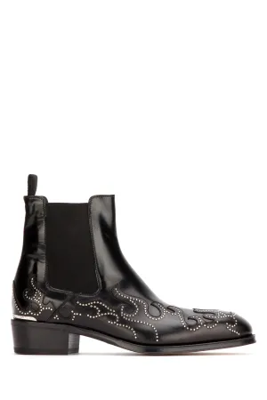 Alexander McQueen Flame Ankle Boots