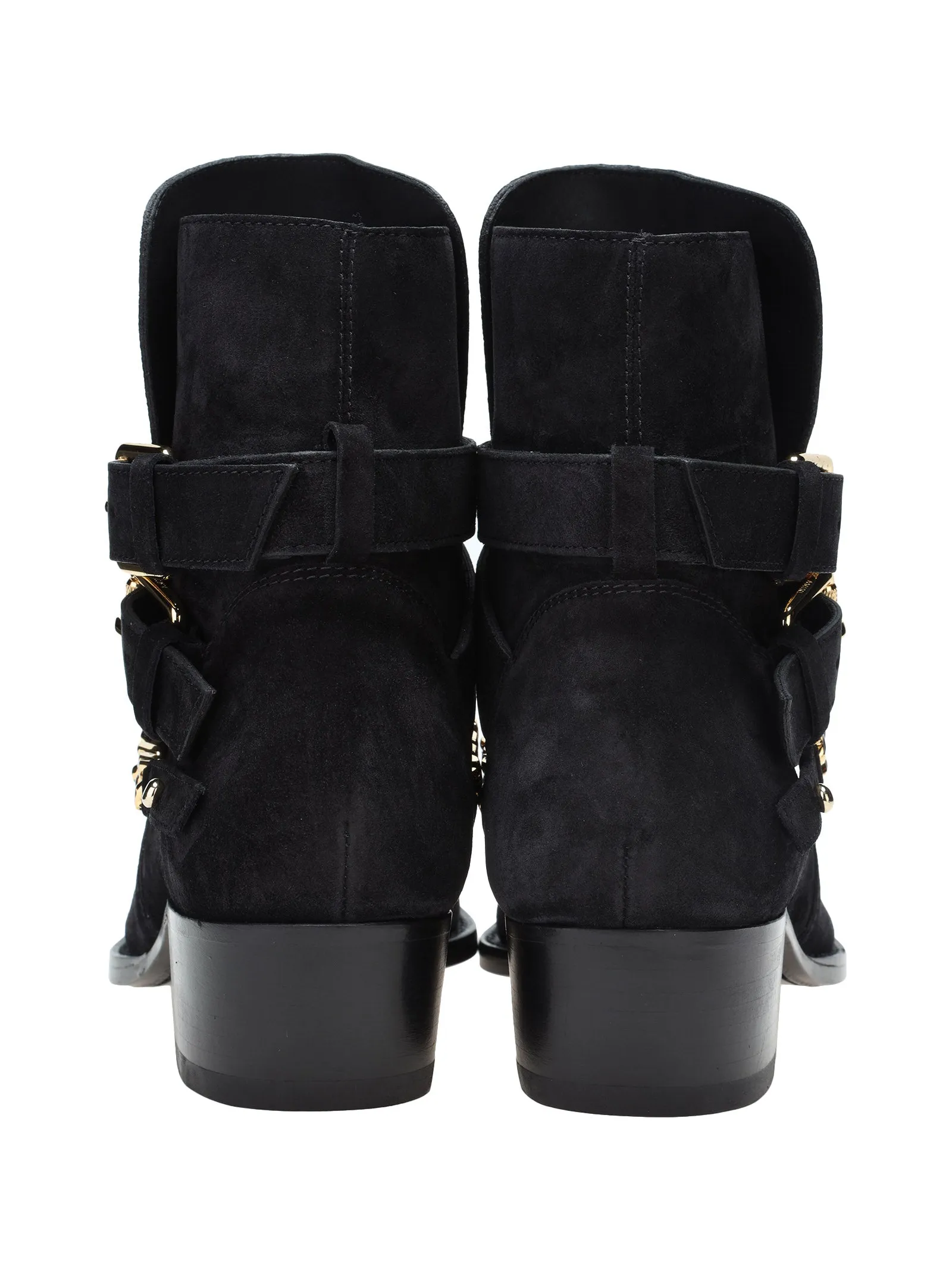 Amiri Buckled Ankle Boots