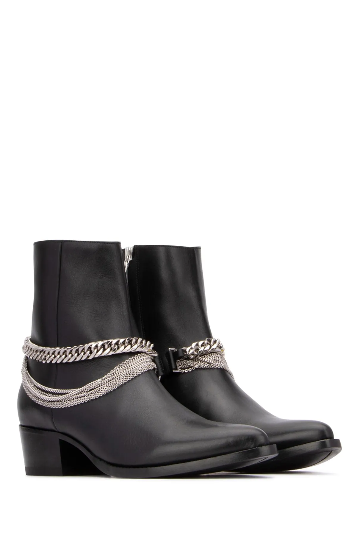Amiri Chain Detail Ankle Boots