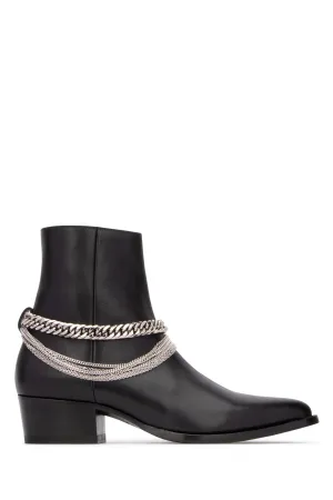 Amiri Chain Detail Ankle Boots