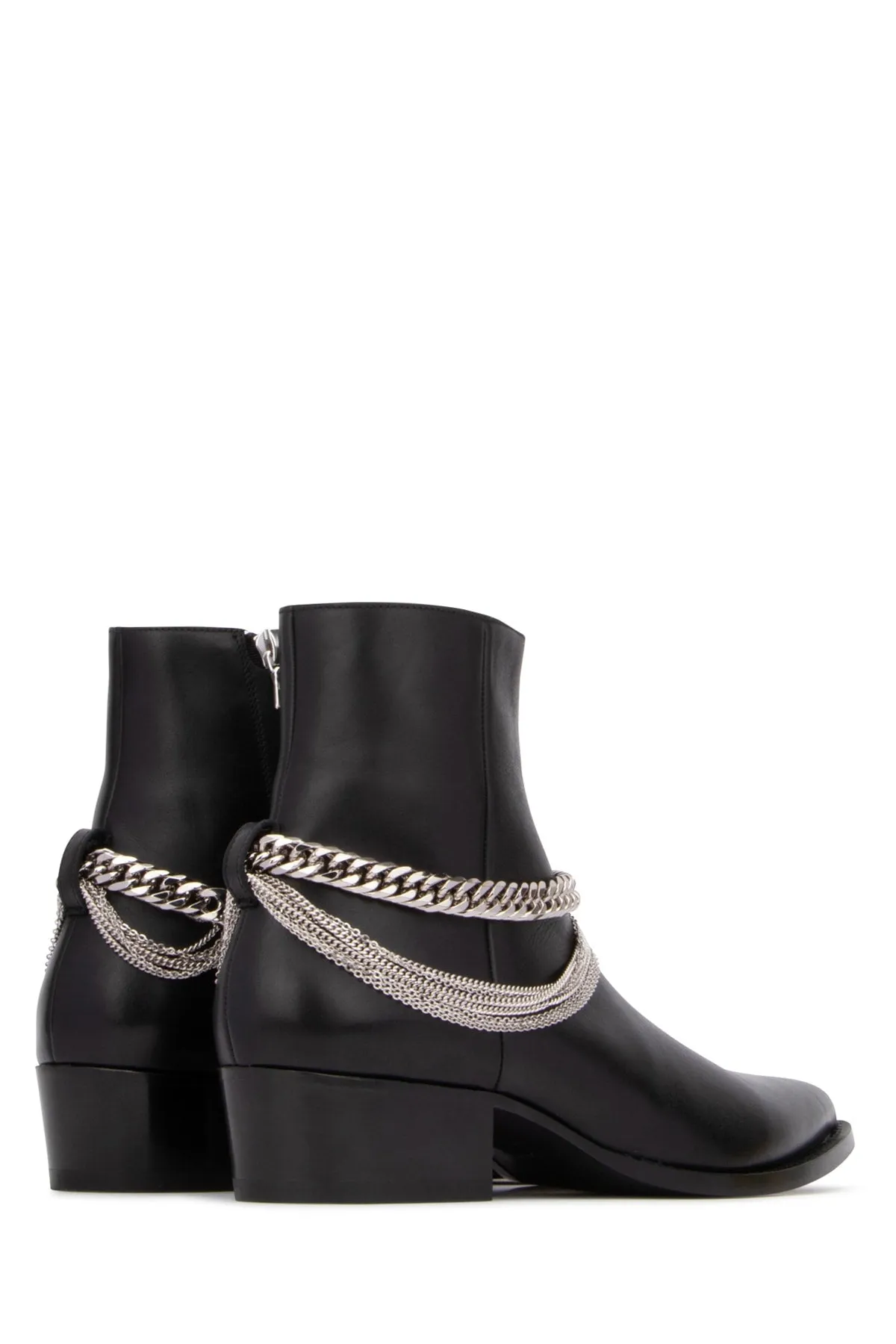 Amiri Chain Detail Ankle Boots