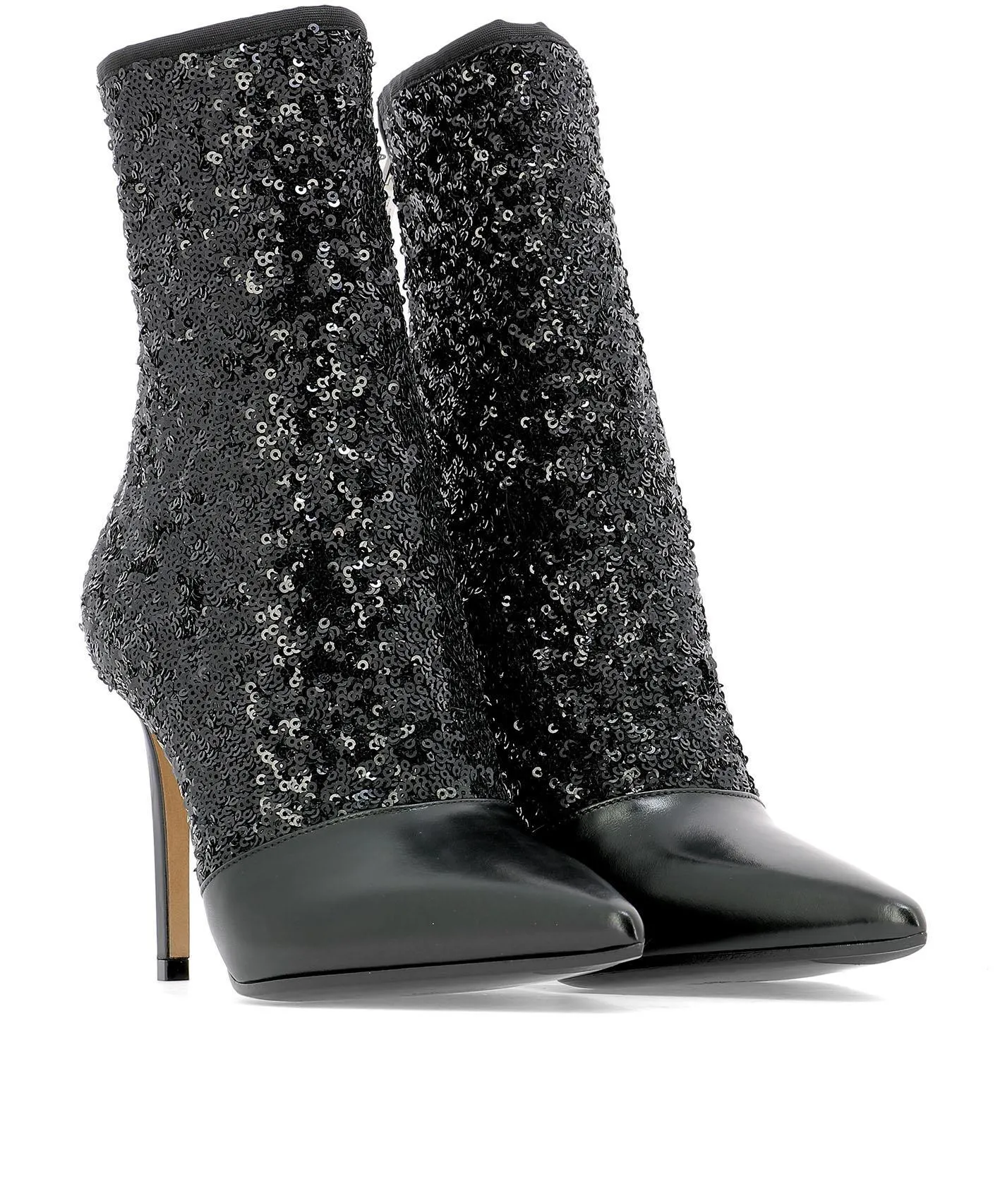 Balmain Sequin Ankle Boots