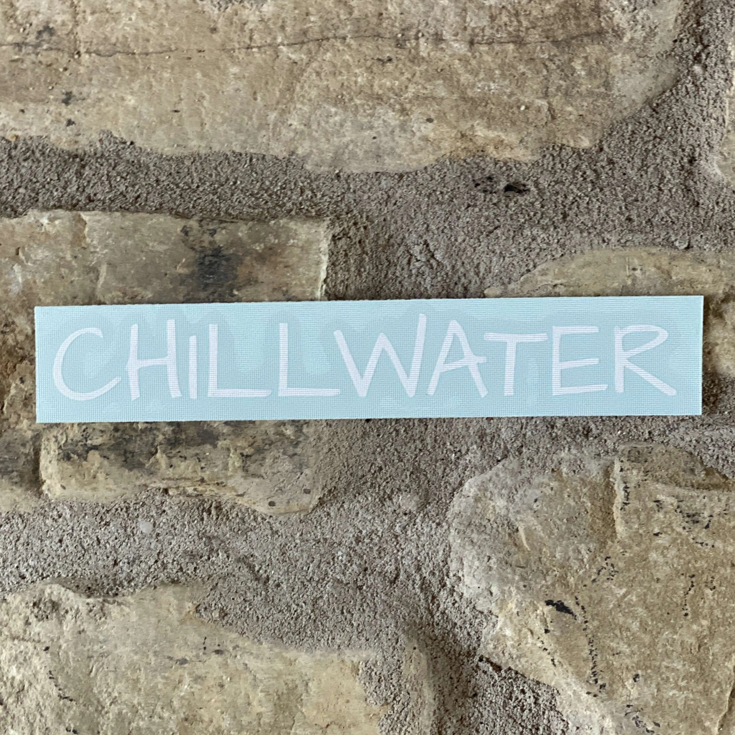 Beach Bound White Transfer Sticker