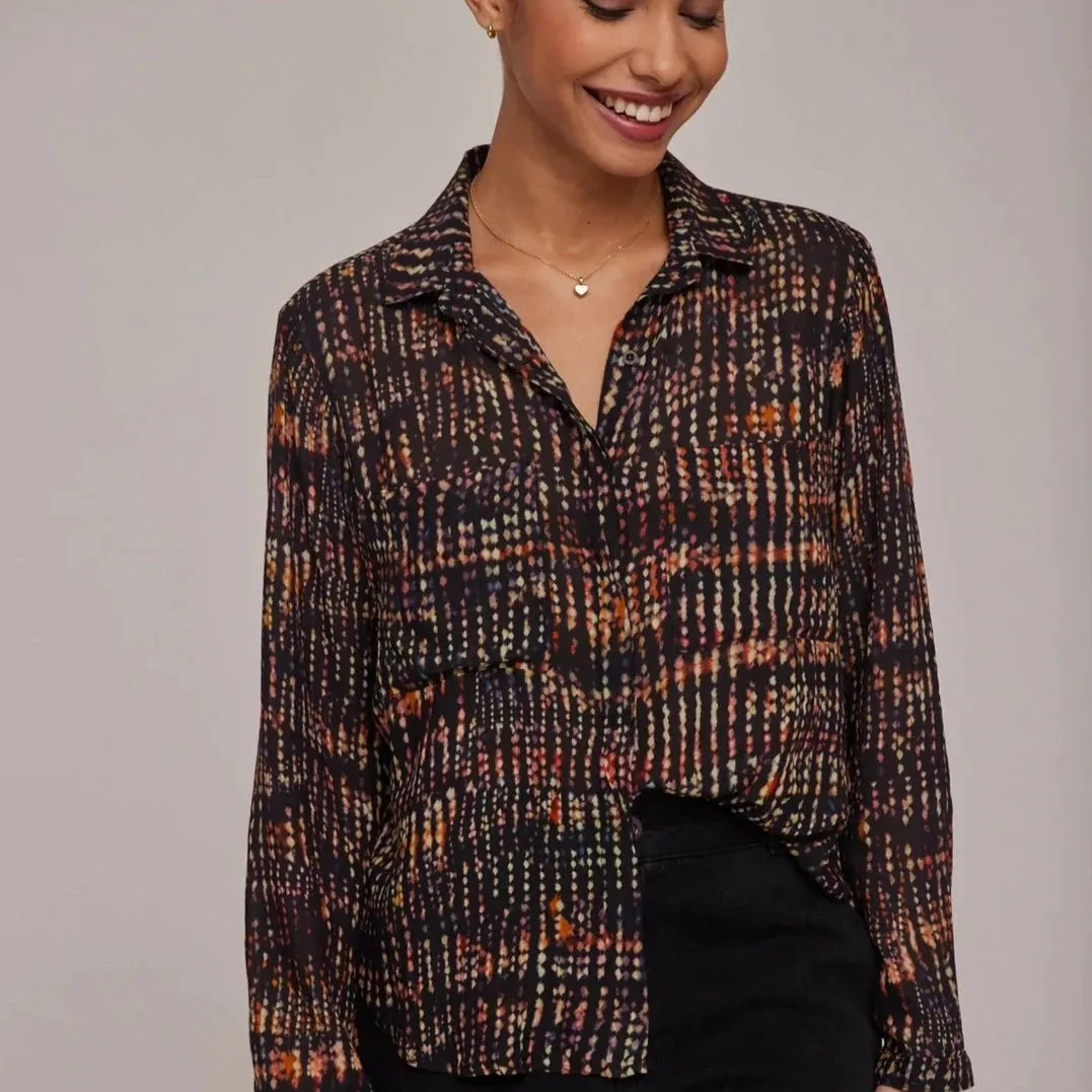 Bella Dahl Full Button Down City Hipster Shirt