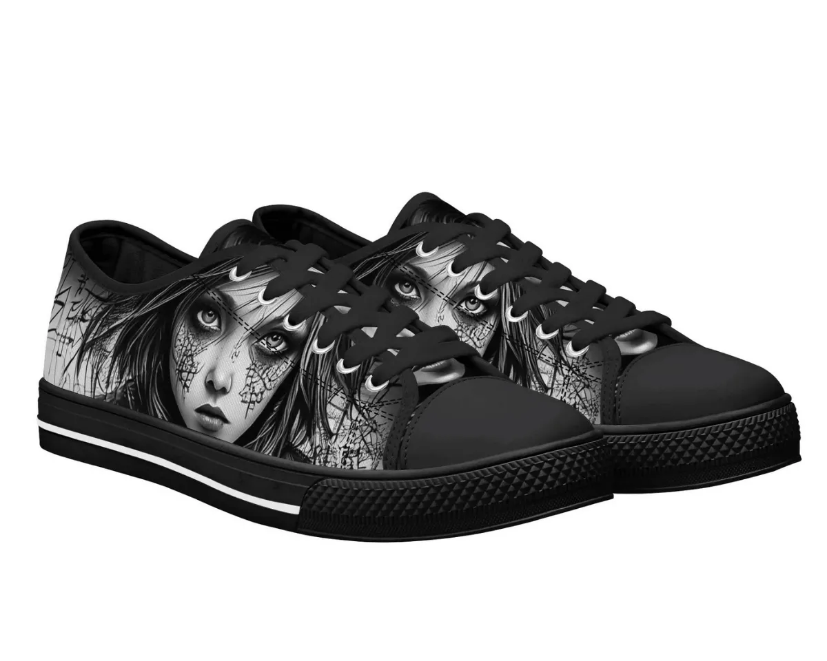 Broken Doll Low Tops