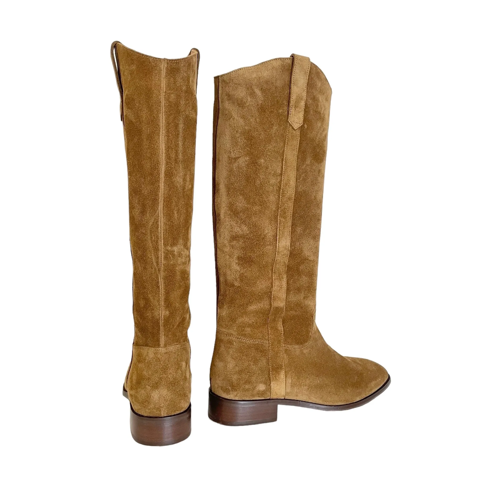 Brown Suede Boots - 7