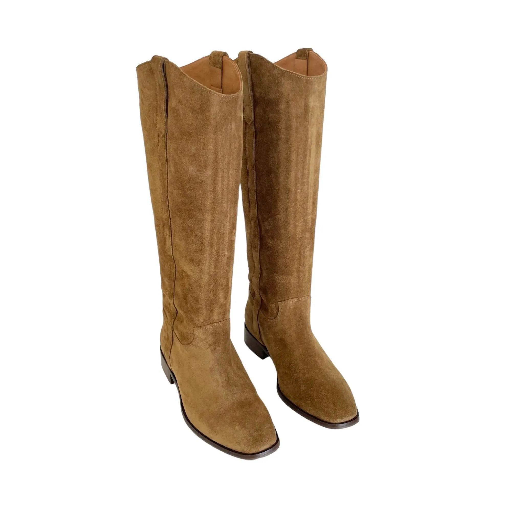 Brown Suede Boots - 7