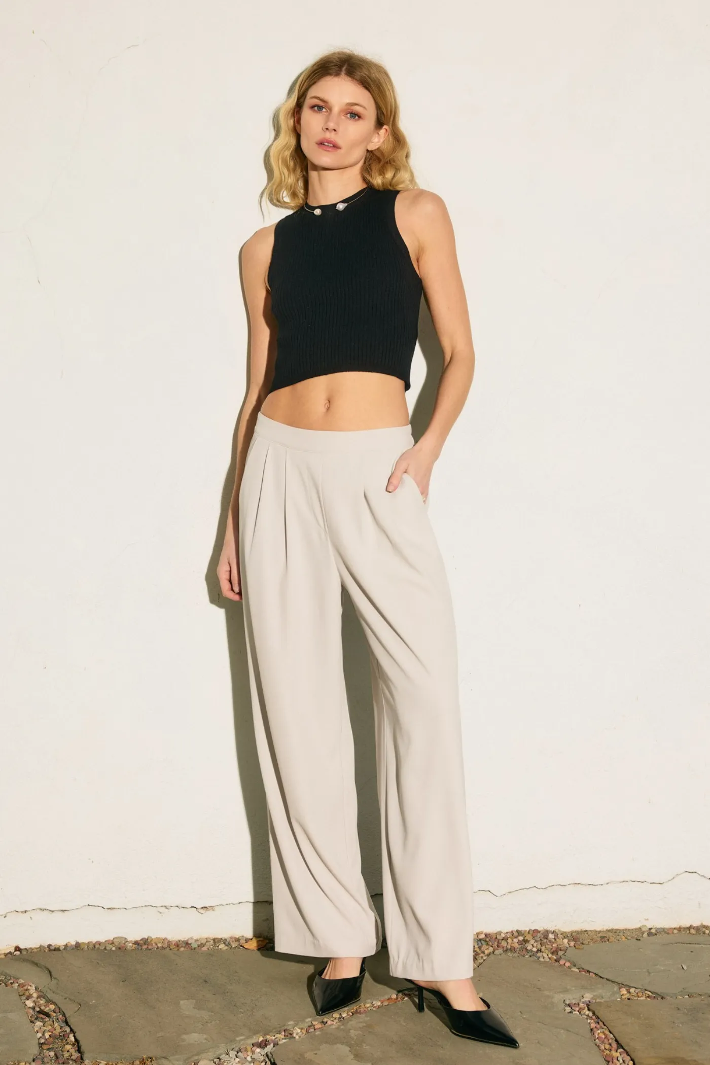 CHARLIE WIDE-LEG TROUSERS