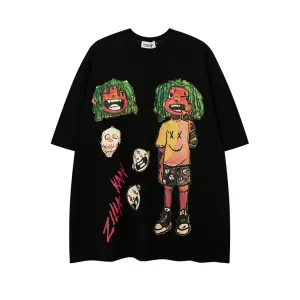 Chicmy-Streetwear y2k 90s Fashion Retro Casual Outfits X-Rated Oversized Graphic T-Shirt