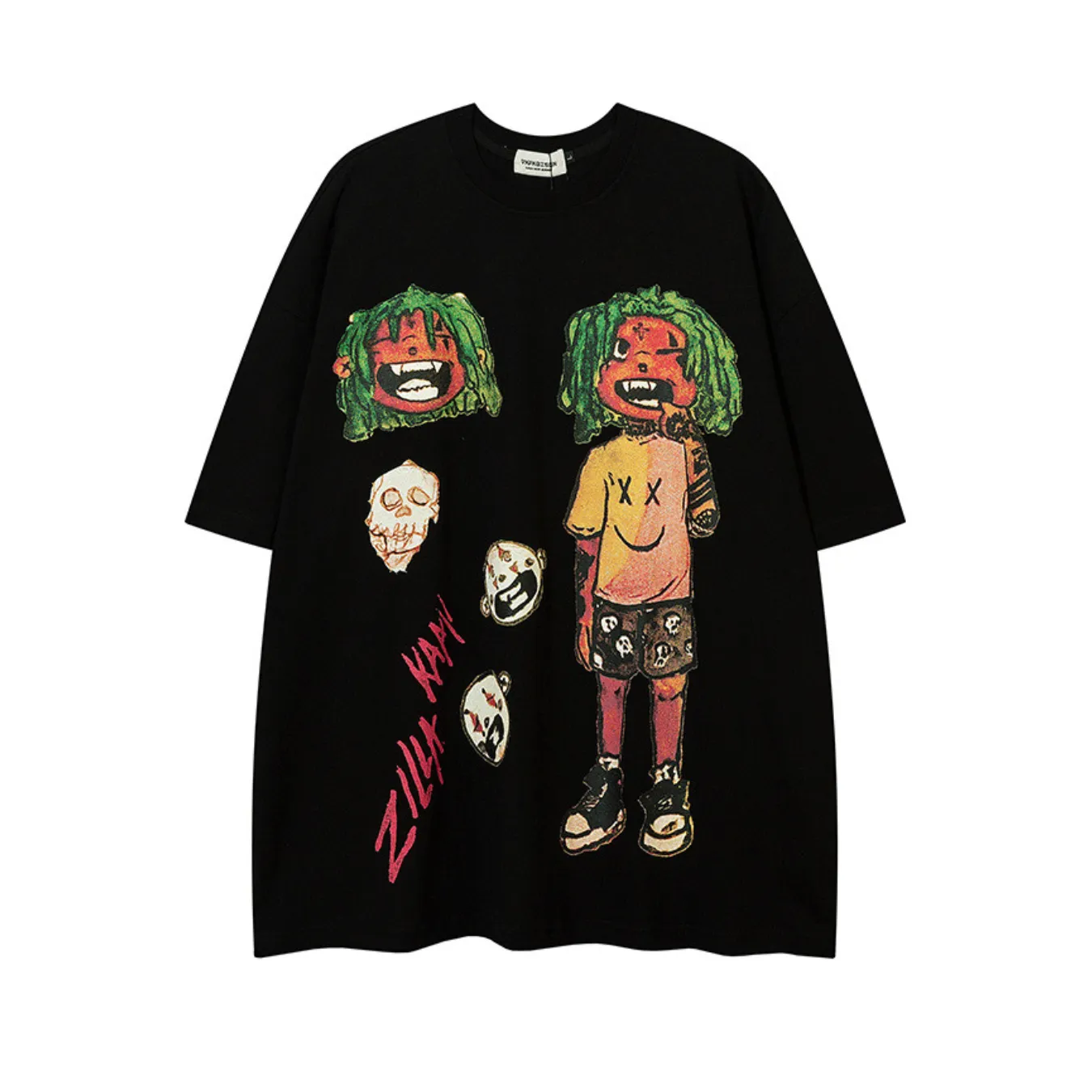 Chicmy-Streetwear y2k 90s Fashion Retro Casual Outfits X-Rated Oversized Graphic T-Shirt
