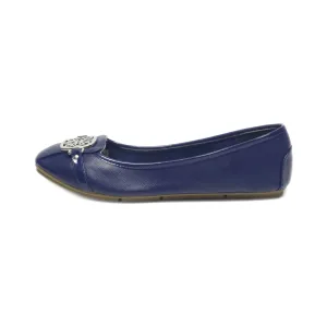 Christian Siriano Ballerinas Leather Blue Colour For Women