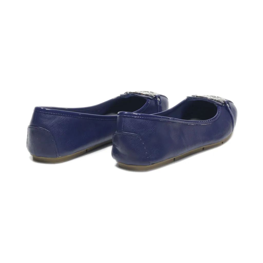 Christian Siriano Ballerinas Leather Blue Colour For Women