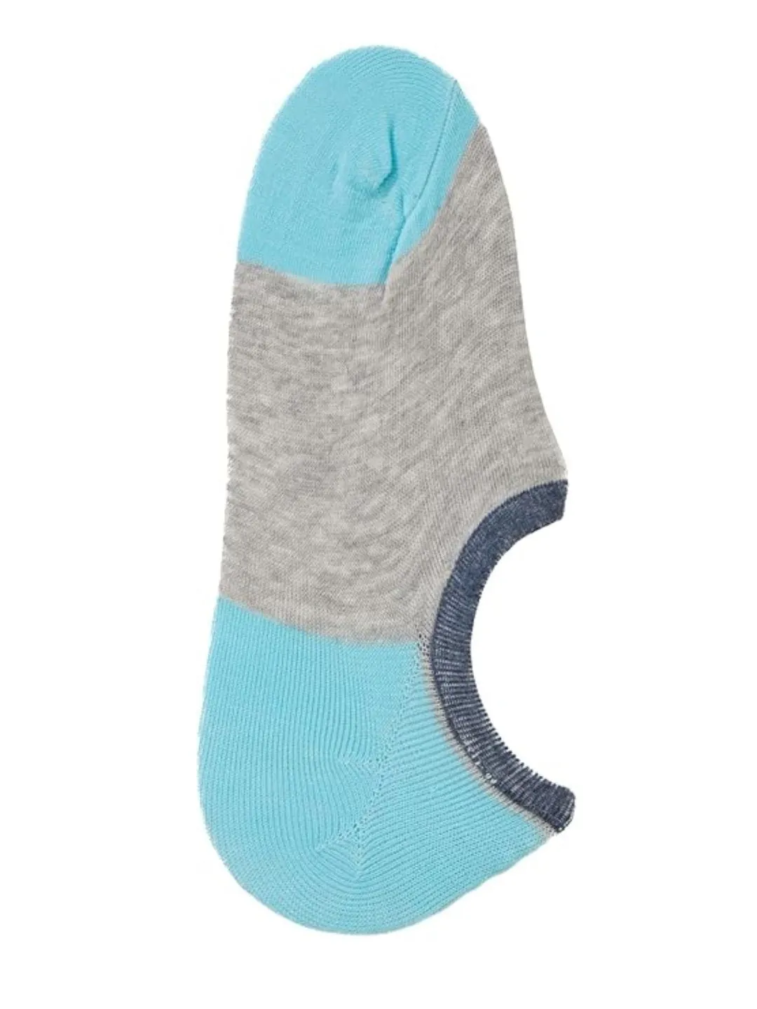 Color-Blocked Low-Cut Invisible Socks for Boys- Blue, Black & Navy