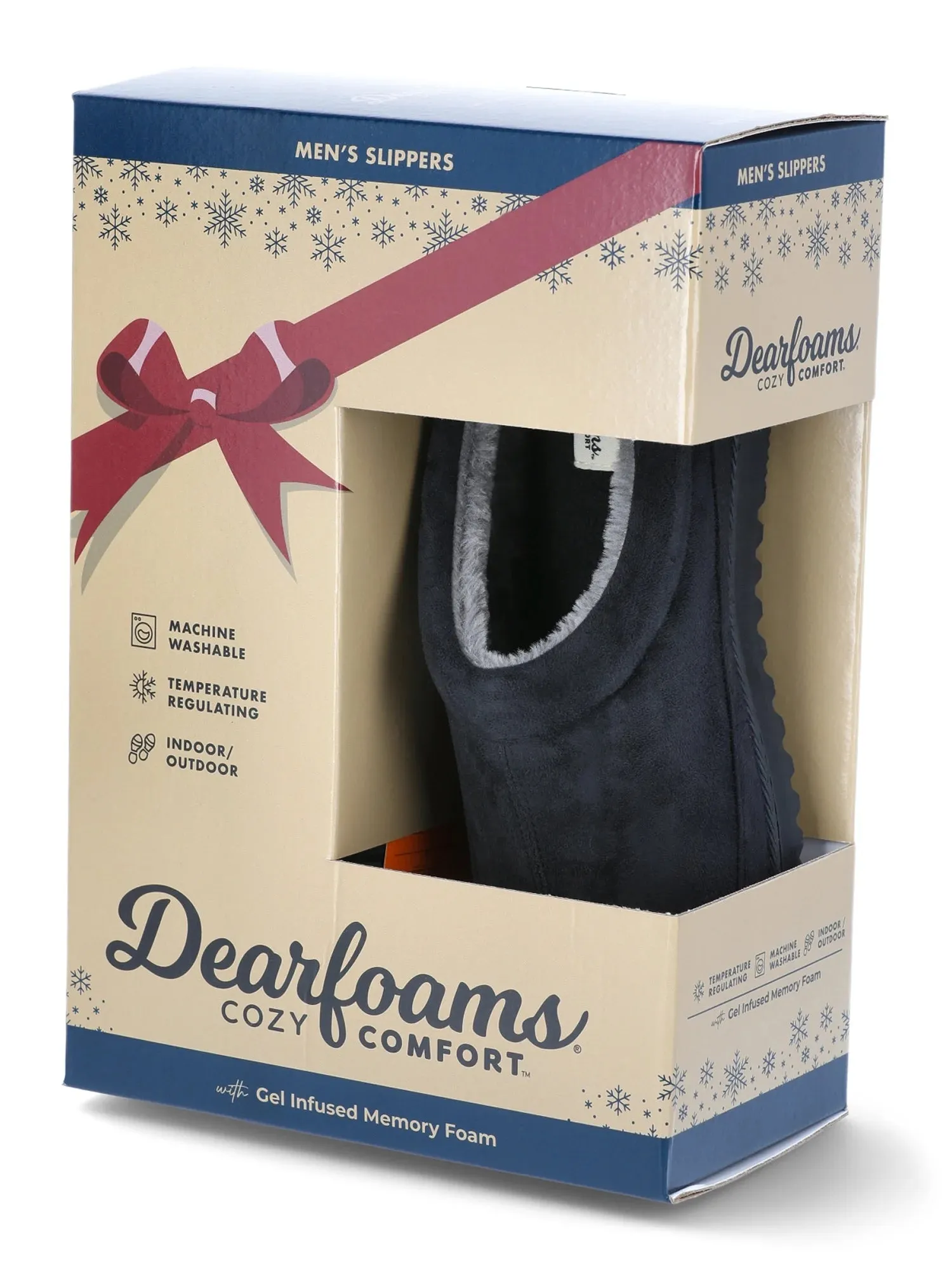 Dearfoams Men's Cozy Comfort Clogs, Sizes 7-14