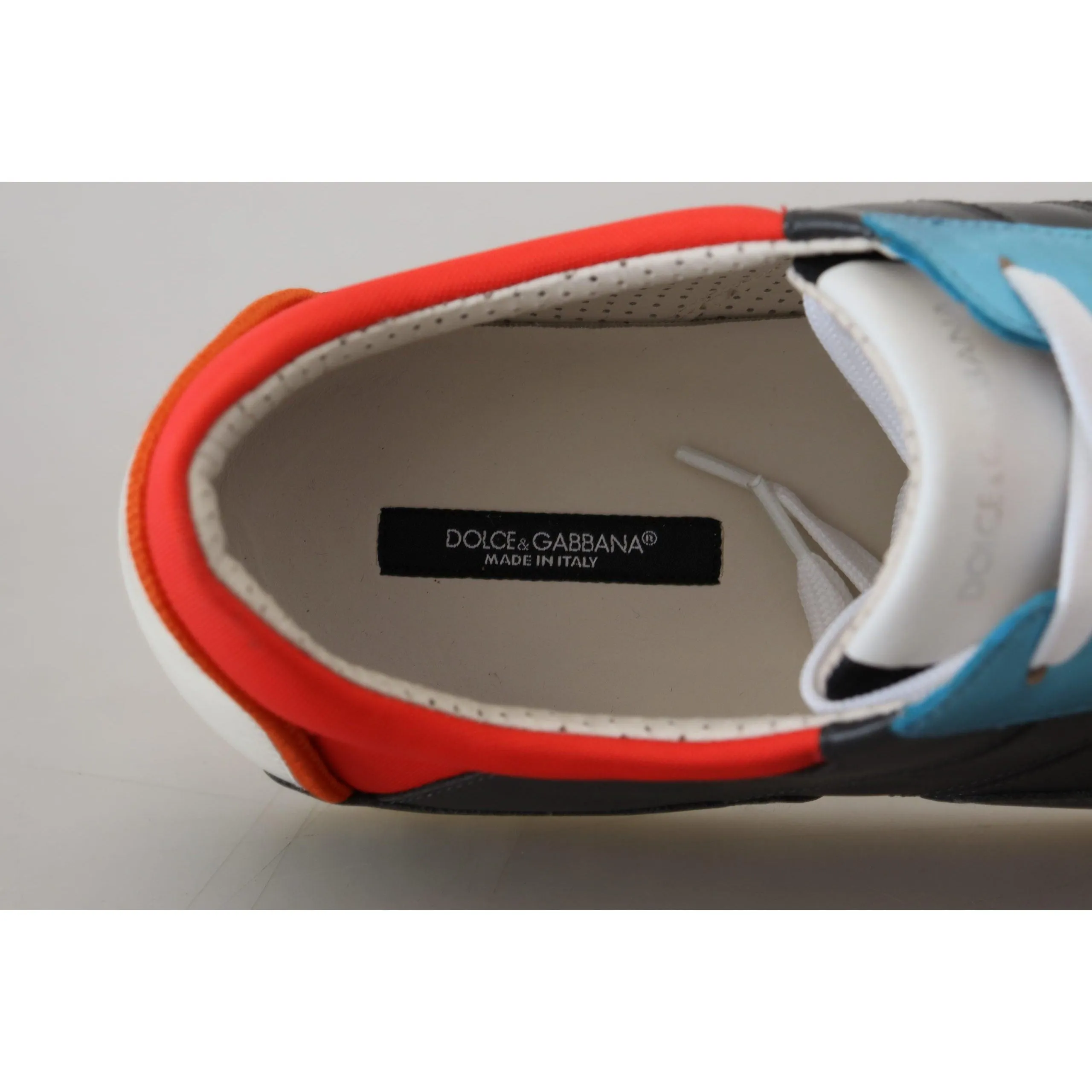 Dolce & Gabbana Multicolor Leather-Blend Low Top Sneakers