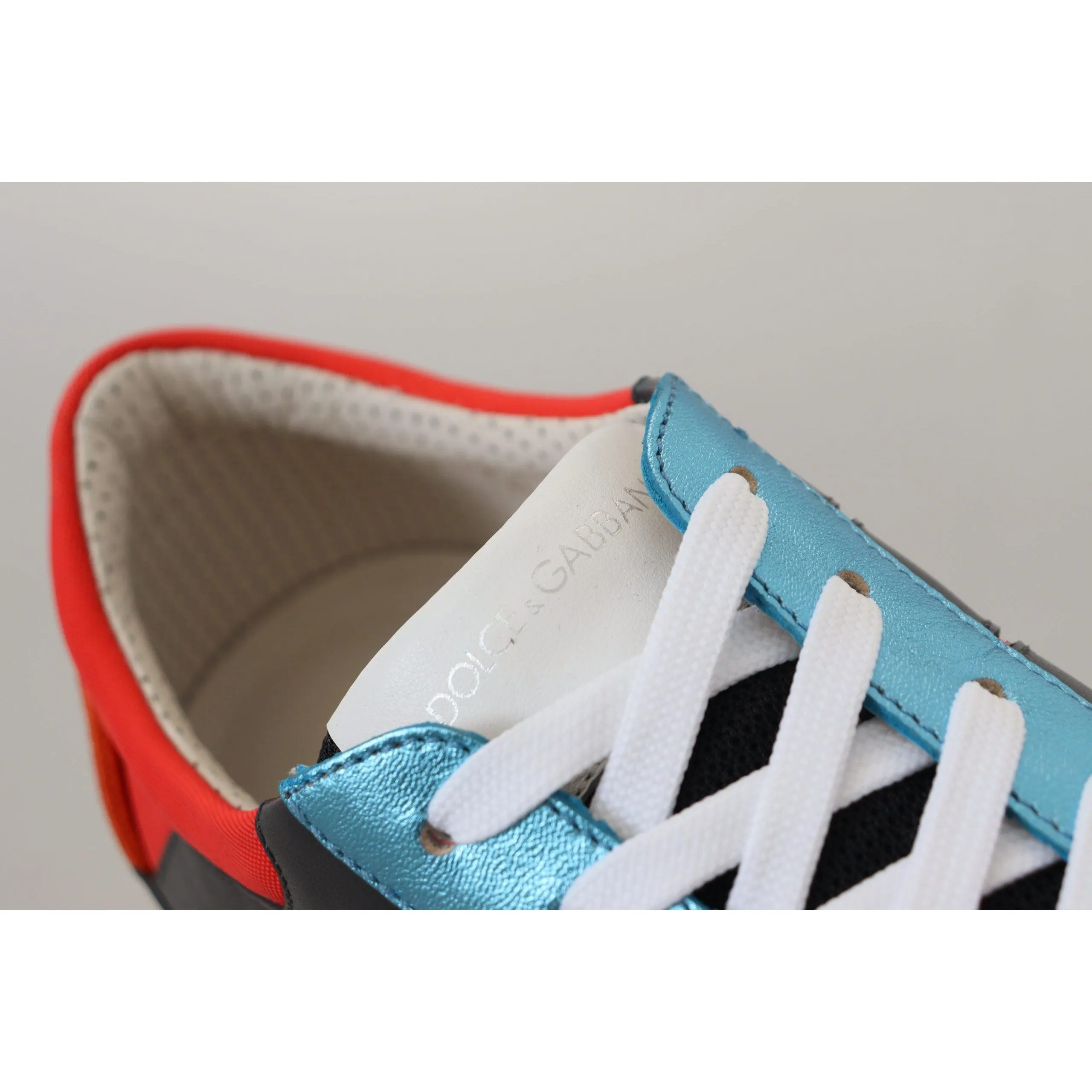 Dolce & Gabbana Multicolor Leather-Blend Low Top Sneakers