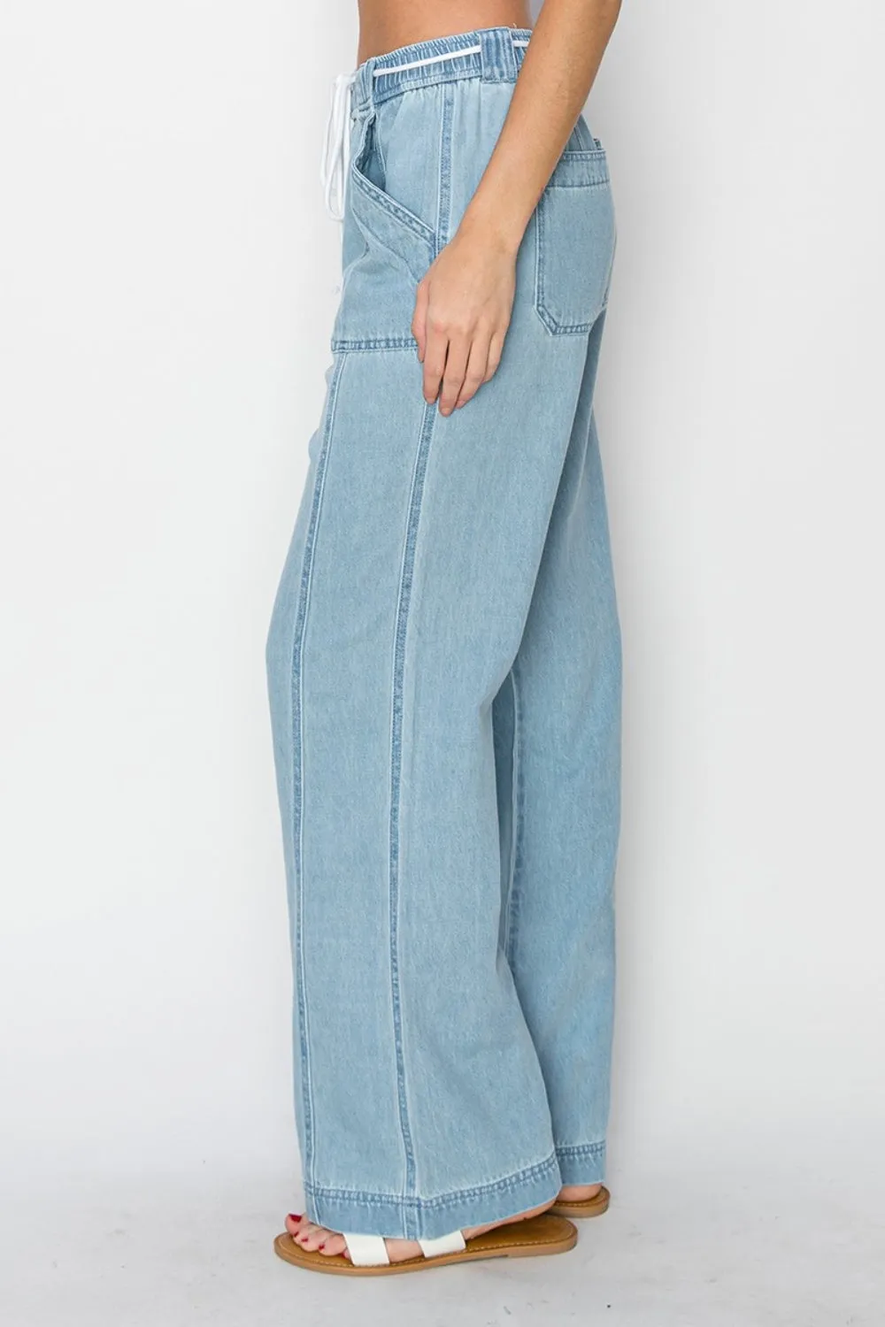 Easy Going High Rise Straight Jeans by Risen