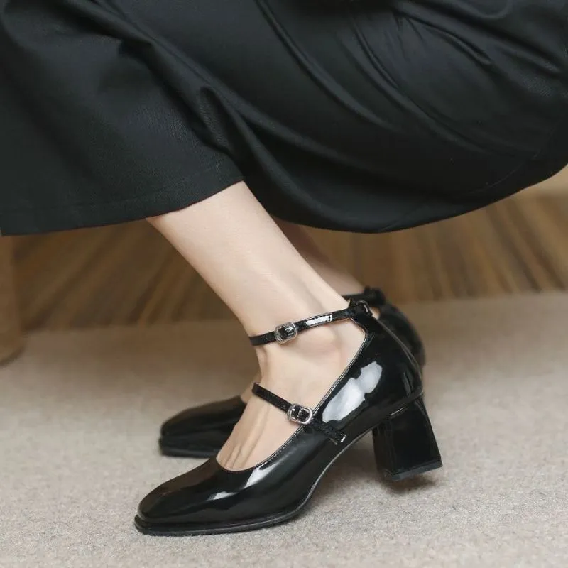 Erica Glossy Mary Jane Pumps