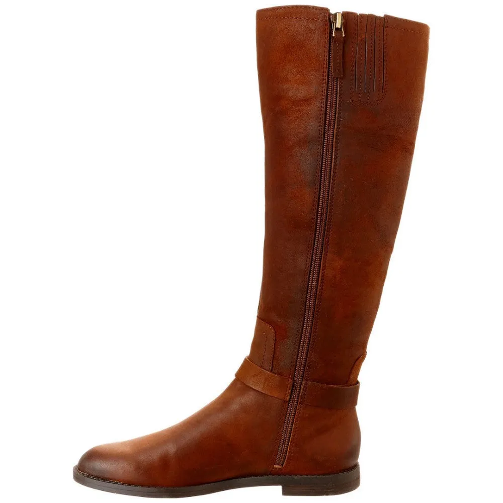 Franco Sarto Women's Vantage Tan Leather Boots