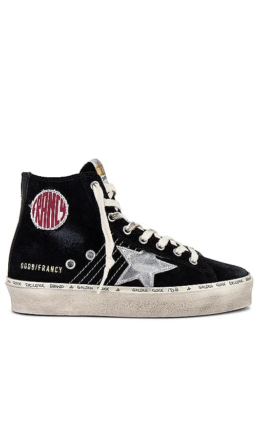 Golden Goose Hi Francy Sneaker in Black