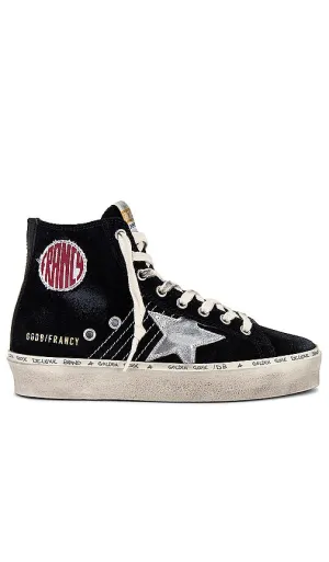 Golden Goose Hi Francy Sneaker in Black