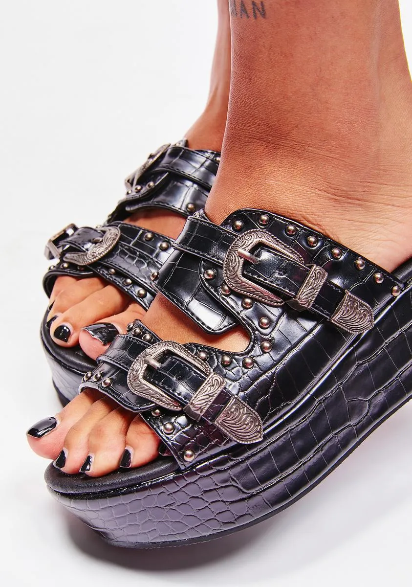 Gotta Chill Platform Sandals