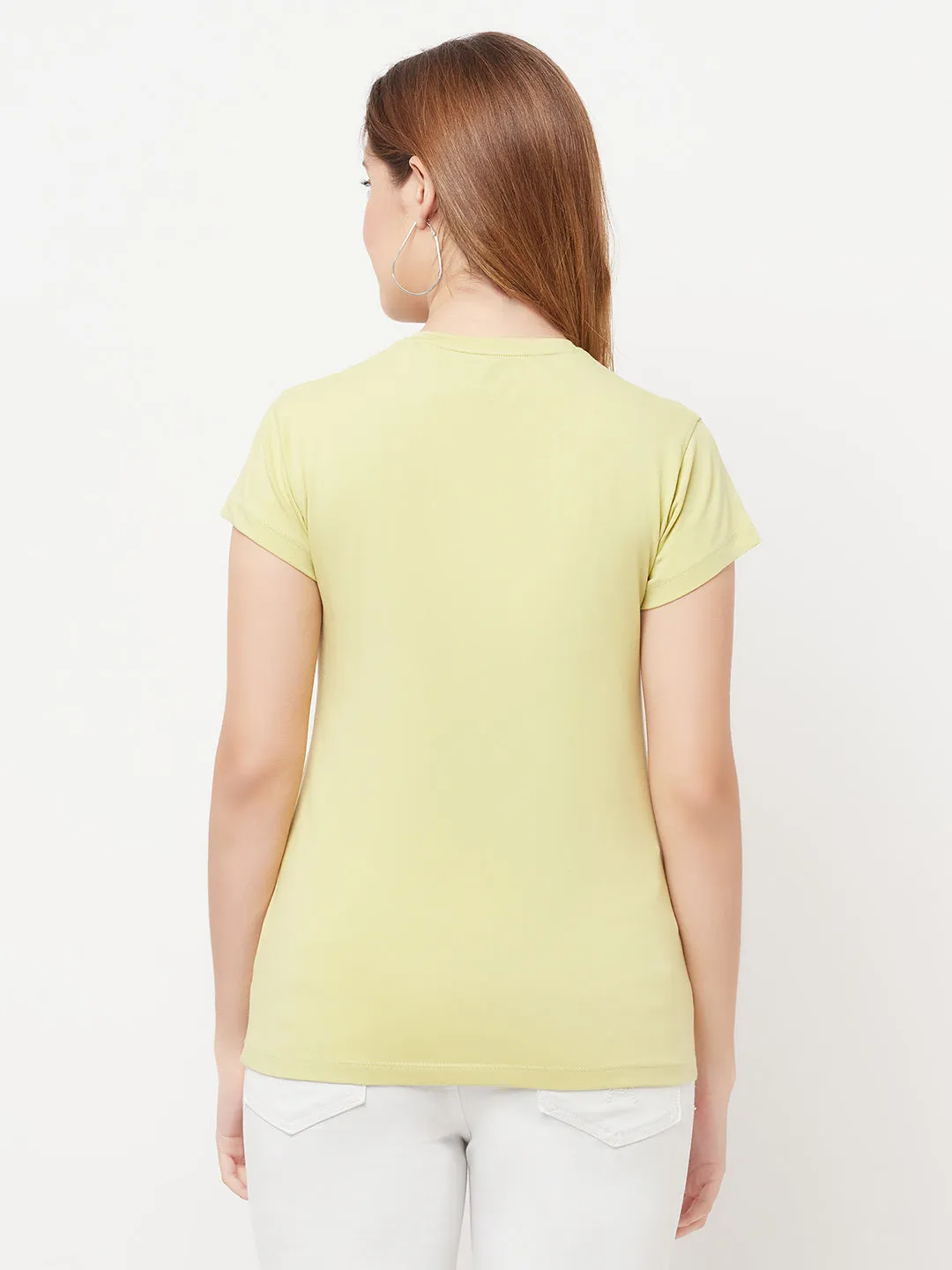 Green Knitted Logo T-Shirt