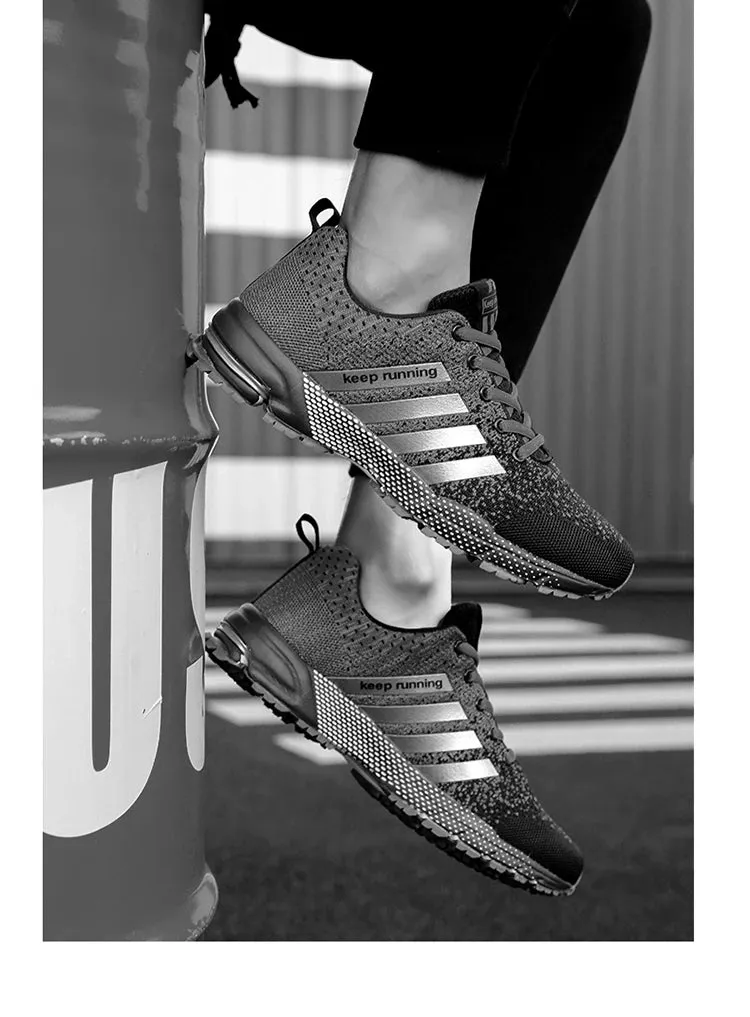 Men's & Women's Casual Flats – White Fashion Sneakers for Couples