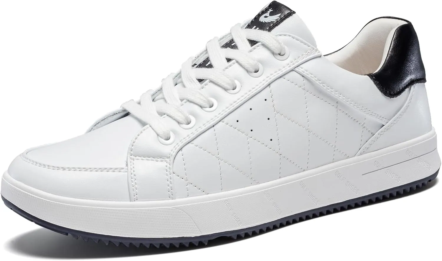 Men's Golf Shoes Professional Spikeless Leather Sneakers Low Top Lightweight Comfort Lace Up Walking Shoes for Male