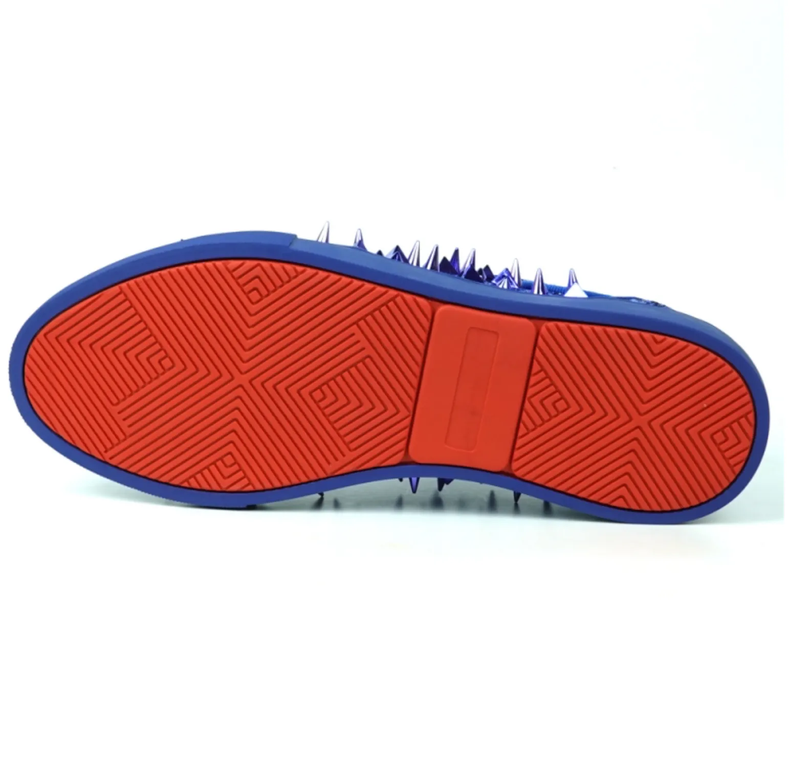 Navy Glitter Navy Spikes Low Cut Sneaker Encore by Fiesso