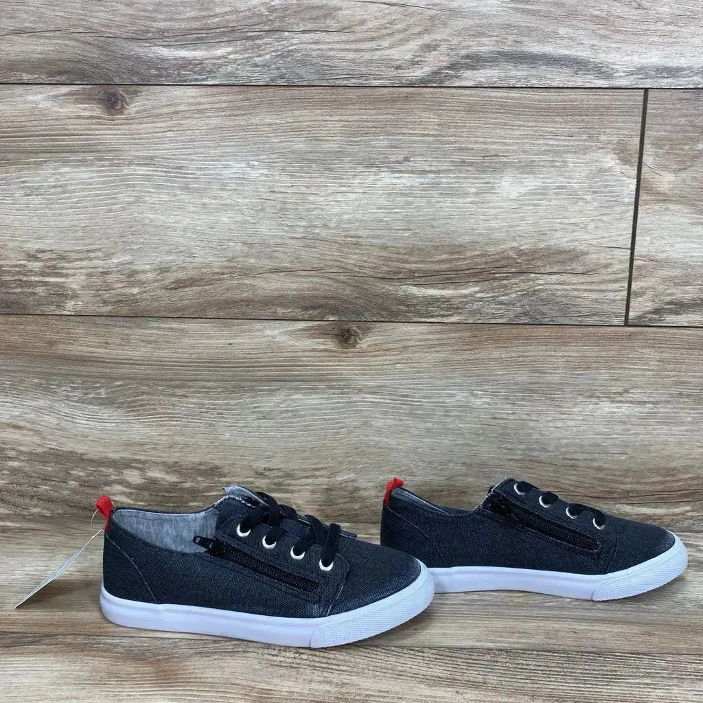 NEW Cat & Jack Lucian Double Zipper Sneakers sz 2Y