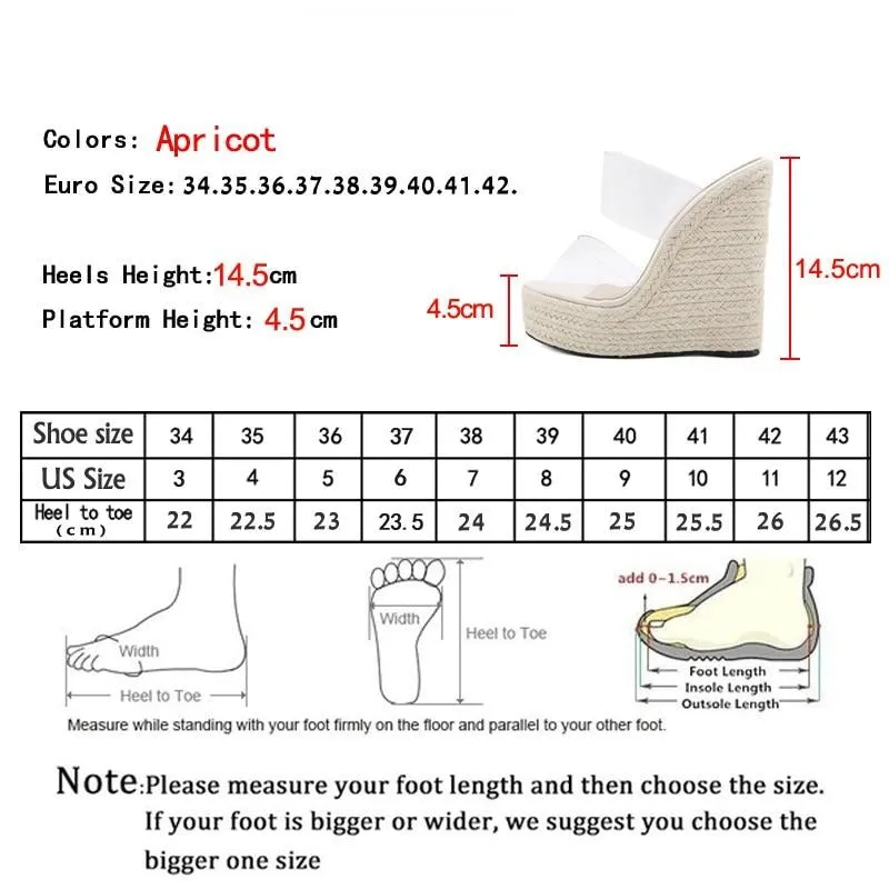 Peep Toe Cane Platform High Heels
