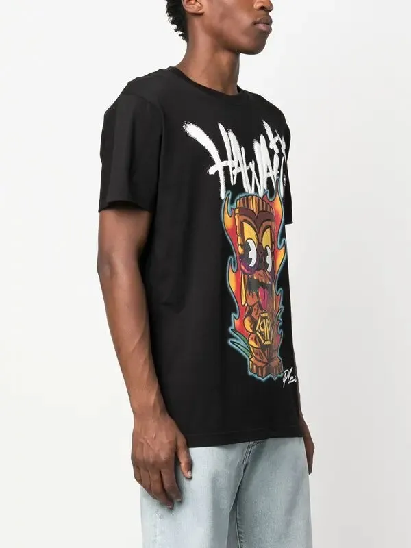 Philipp Plein Hawaii Pyre Graphic T-Shirt