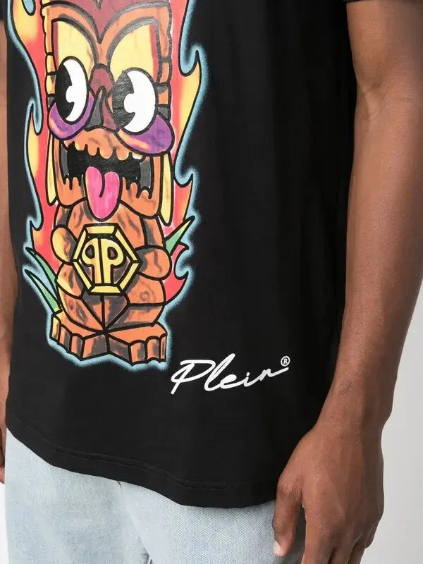 Philipp Plein Hawaii Pyre Graphic T-Shirt
