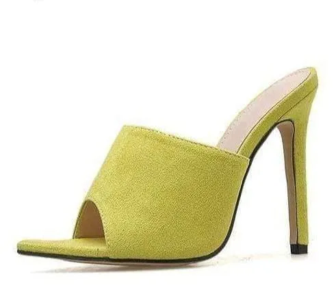 Pointed Stiletto High Heel 12.5CM Slippers Shoes