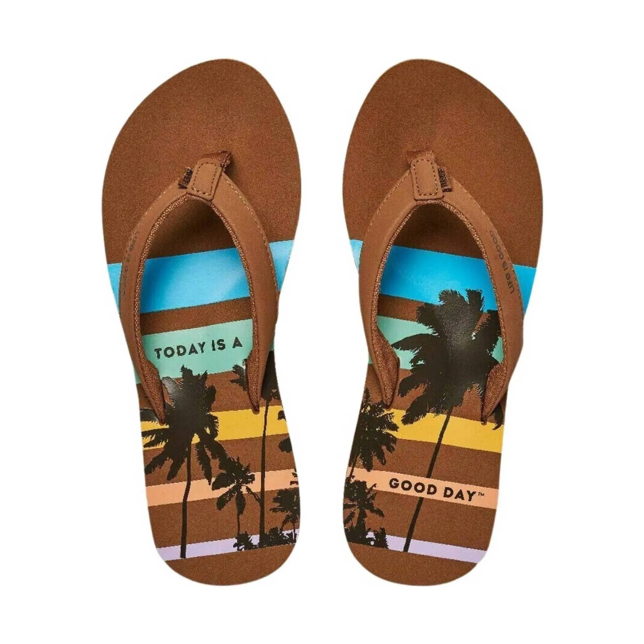 Reef Women's Life Is Good Flip Flop - Good Day Brown