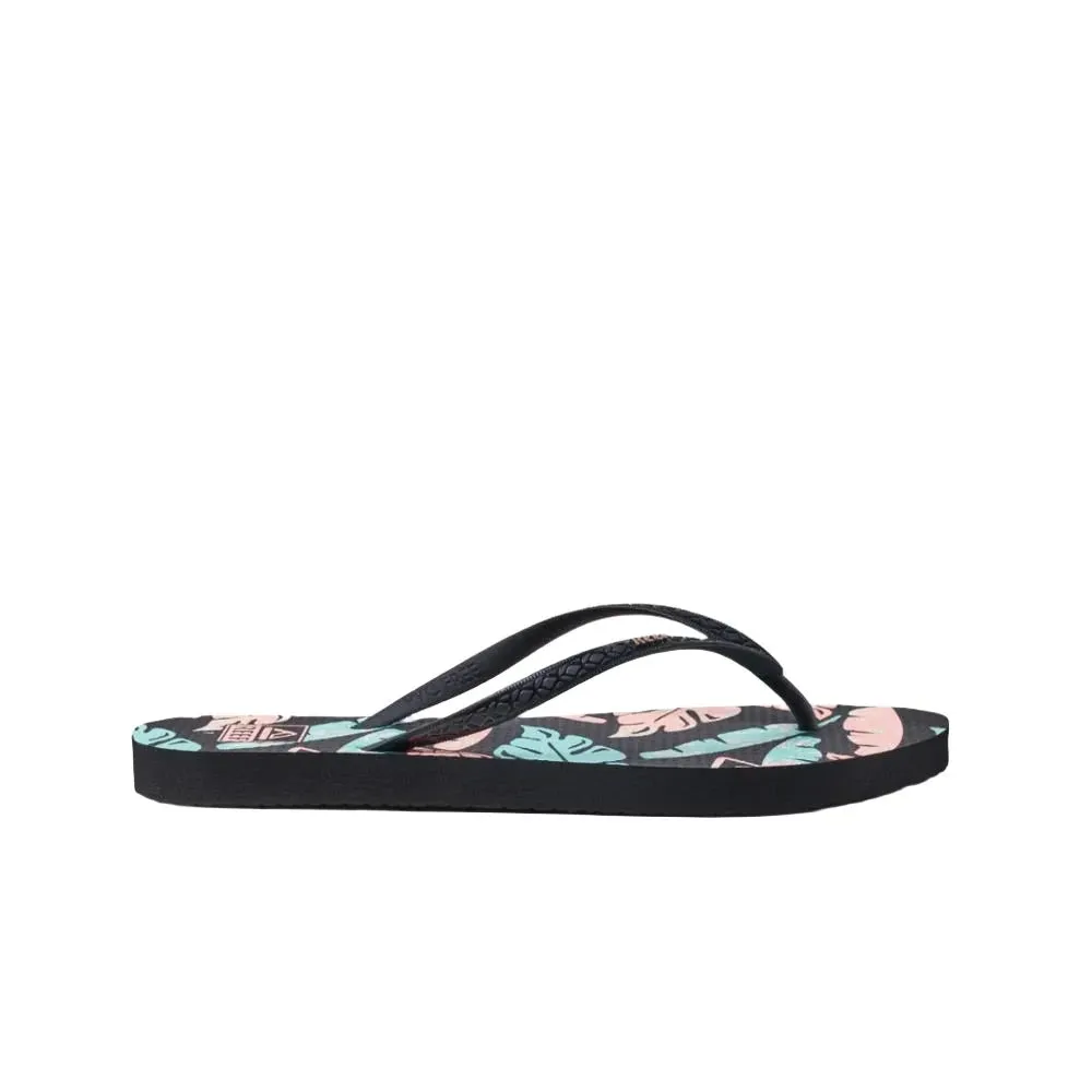 REEF Women's Seaside Prints Sandals Neon Monstera