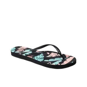 REEF Women's Seaside Prints Sandals Neon Monstera