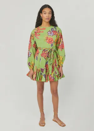 RHODE Ella Dress in Green Lanai