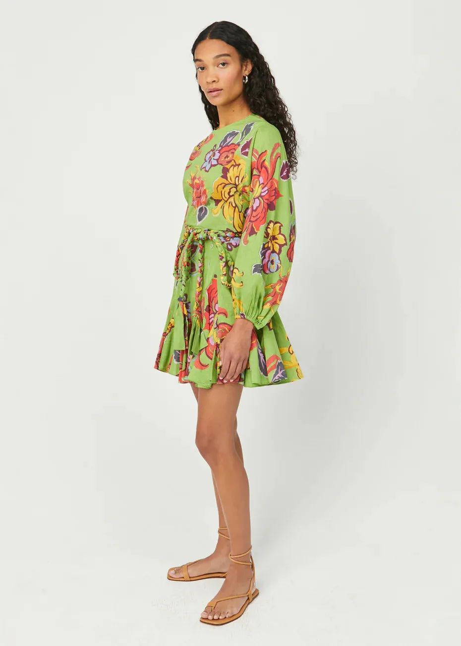 RHODE Ella Dress in Green Lanai
