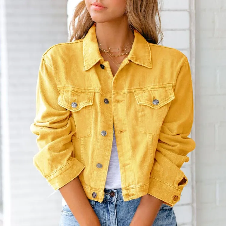 RIVERSIDE | Izy Lynden Vibrant Denim Jacket