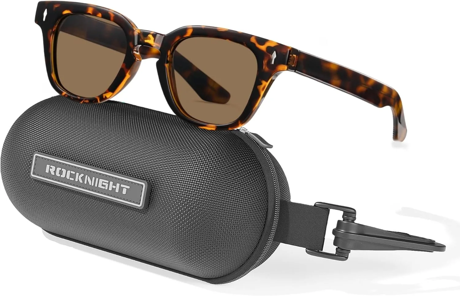 ROCKNIGHT Designer Acetate Classic HD Polarized Sunglasses UV400 Protection Unisex Outdoor Anti Glare Shades Flat Lens
