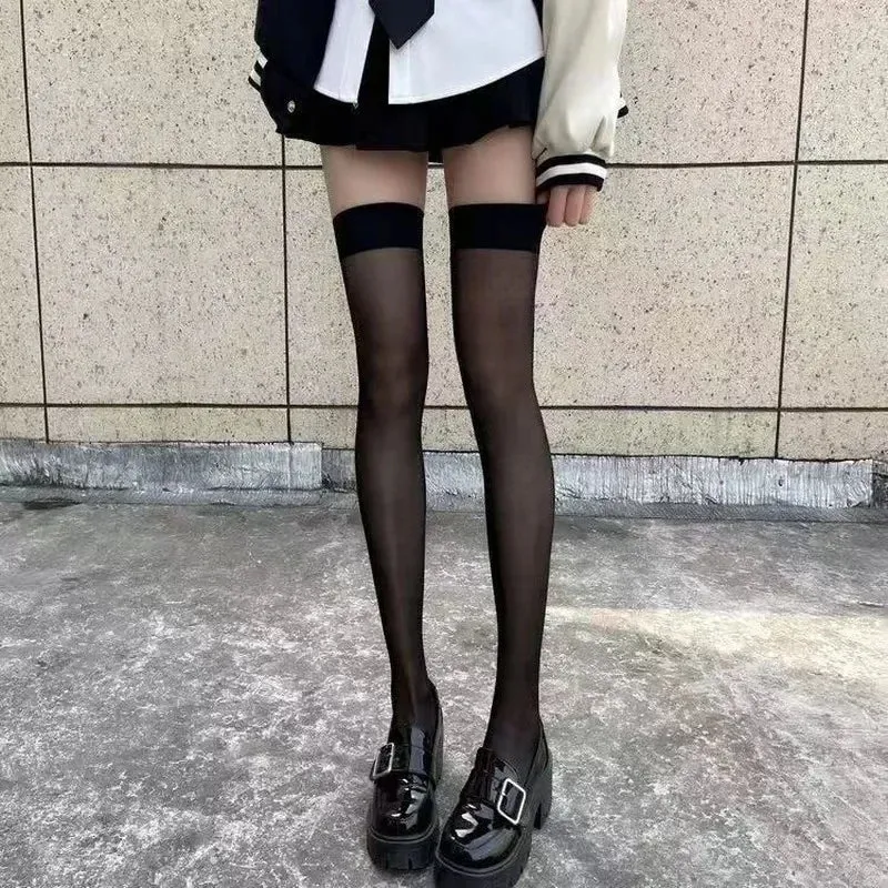 Sexy Fishnet Thigh High Stockings - Gothic Lolita Style
