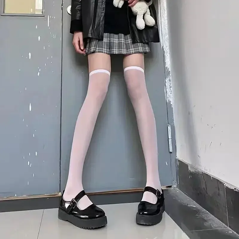Sexy Fishnet Thigh High Stockings - Gothic Lolita Style