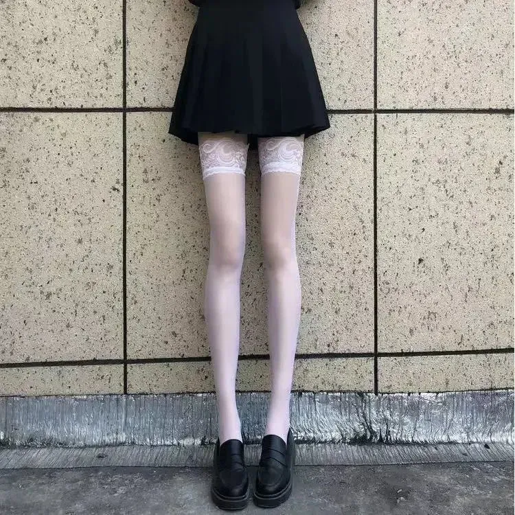Sexy Fishnet Thigh High Stockings - Gothic Lolita Style